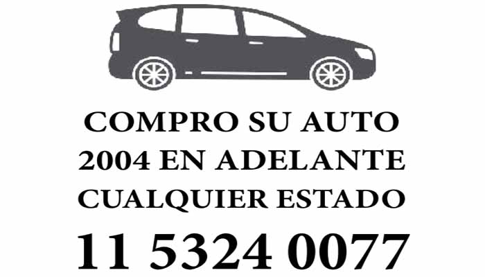 Compro su auto